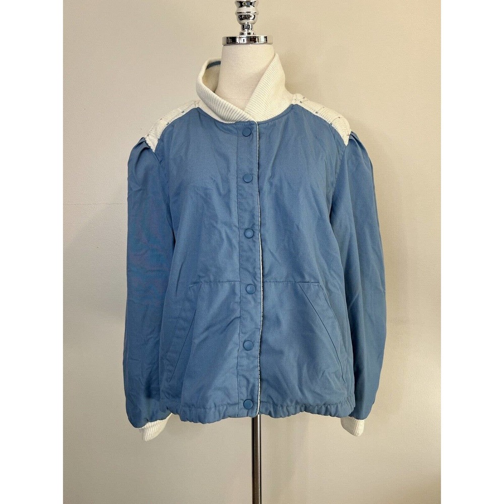 1980s Vintage Blue Winter Jacket 1980s Blue Vintage Winter Coat